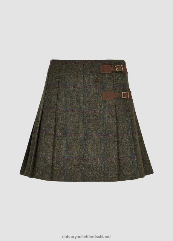 Frauen 4T2X6203 Dubarry Blüten-Tweed-Rock Kleidung Schierling