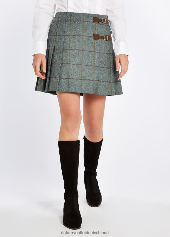 Frauen 4T2X6282 Dubarry Blüten-Tweed-Rock Kleidung Sauerampfer