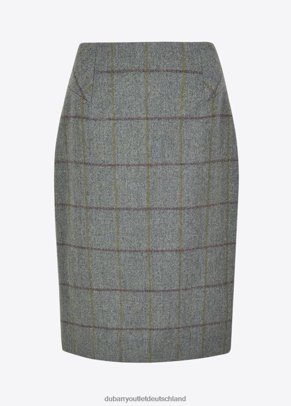 Frauen 4T2X6592 Dubarry Farn-Tweed-Rock Kleidung Sauerampfer