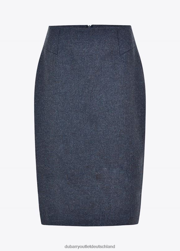 Frauen 4T2X6699 Dubarry Farn-Tweed-Rock Kleidung Denim