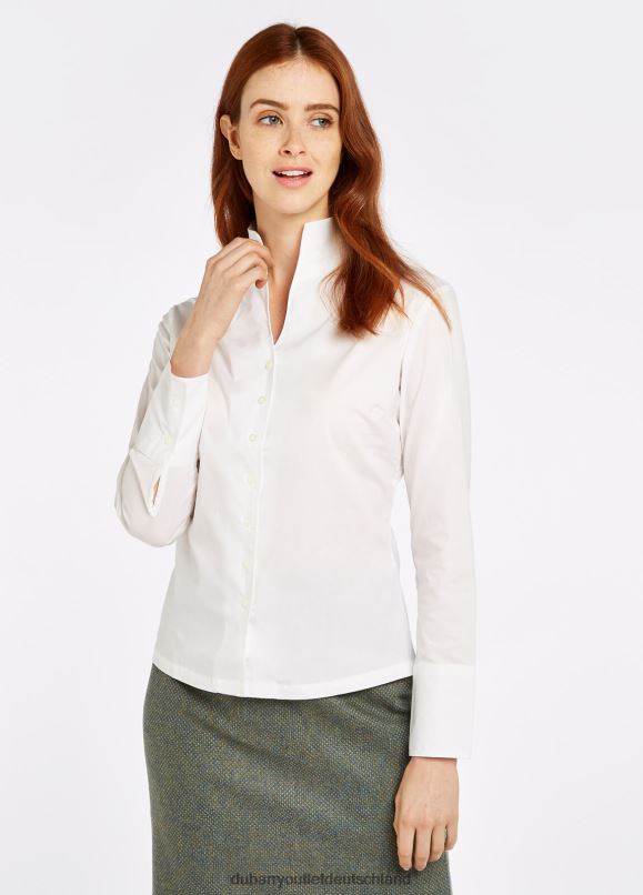 Frauen 4T2X6176 Dubarry Schneeglöckchen-Shirt Kleidung Weiß