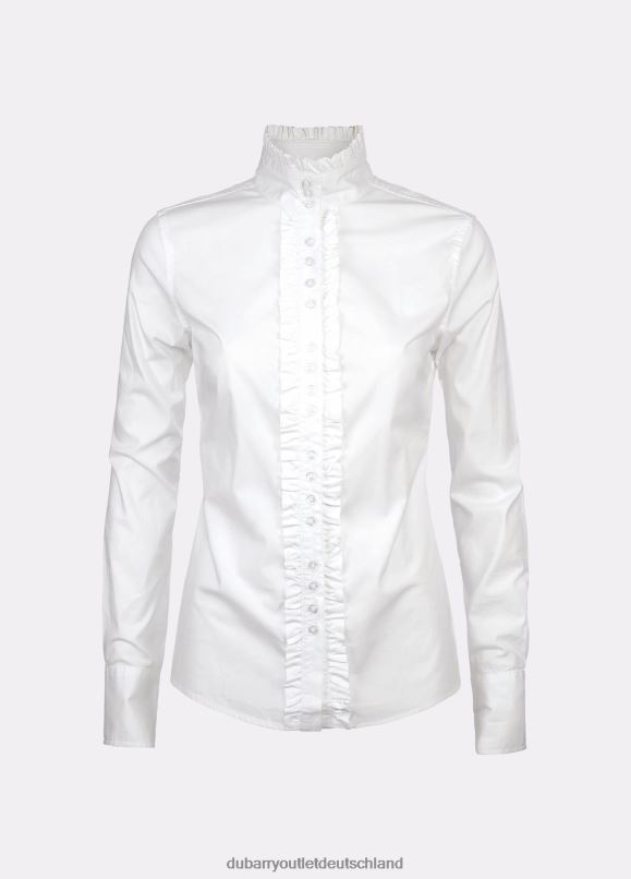 Frauen 4T2X6179 Dubarry Kamille-Shirt Kleidung Weiß