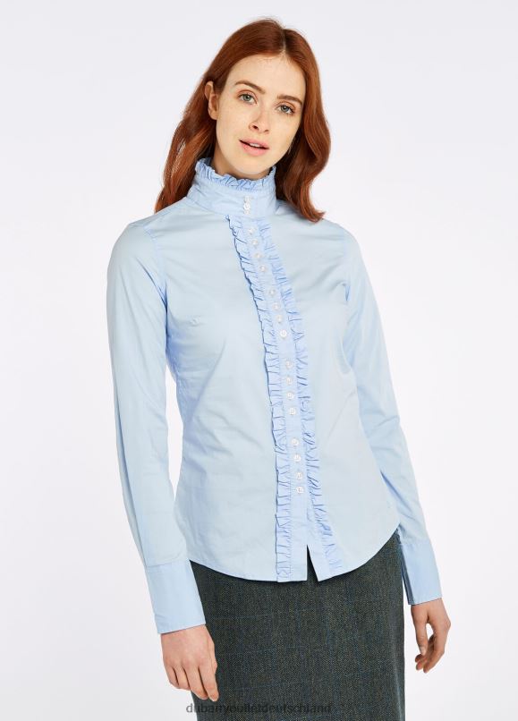Frauen 4T2X6228 Dubarry Kamille-Shirt Kleidung hellblau