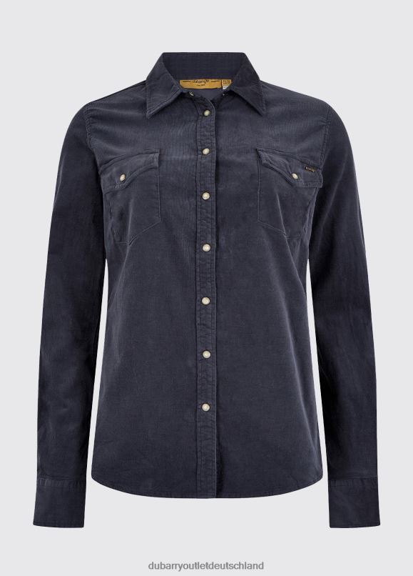 Frauen 4T2X6263 Dubarry Angelica Pincord-Shirt Kleidung Indigo