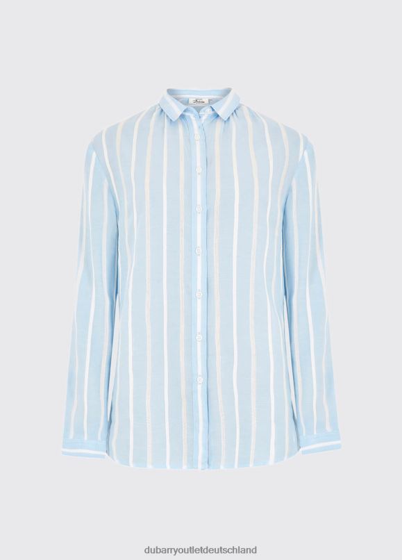 Frauen 4T2X6676 Dubarry violettes Hemd Kleidung hellblau