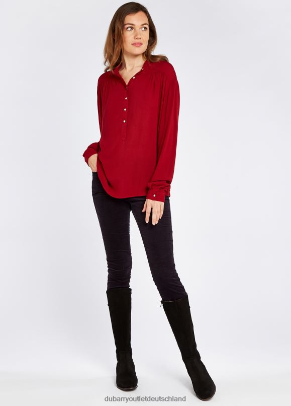 Frauen 4T2X6718 Dubarry Laubenhemd Kleidung Rubin