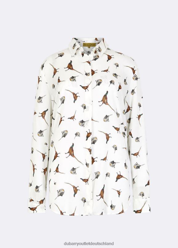 Frauen 4T2X6769 Dubarry Briarrose-Shirt Kleidung Creme