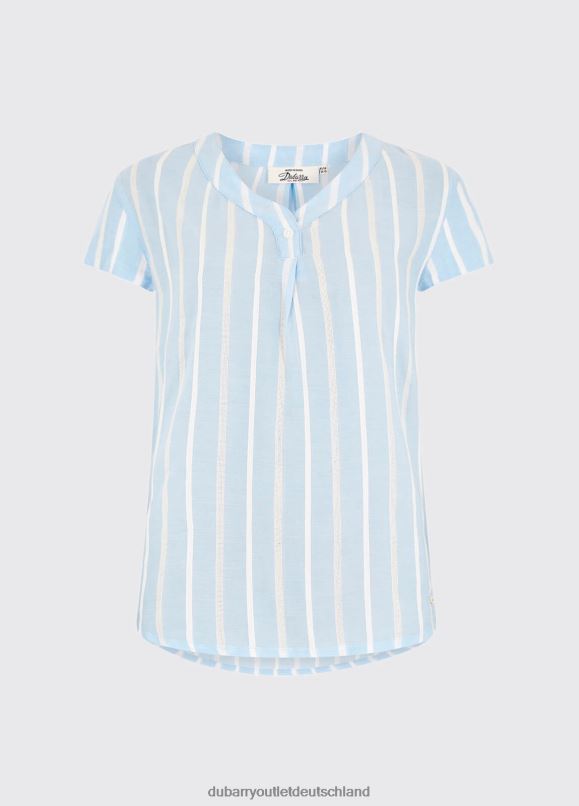 Frauen 4T2X6800 Dubarry Gardenia-Shirt Kleidung hellblau