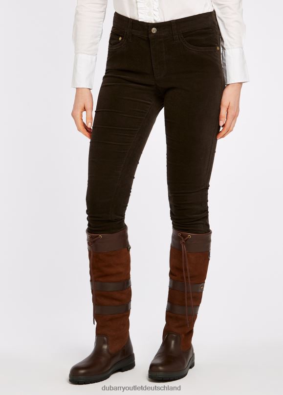 Frauen 4T2X6224 Dubarry Geißblatt-Jeans Kleidung Bourbon