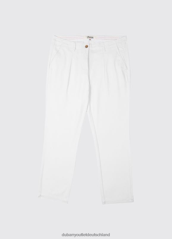 Frauen 4T2X6598 Dubarry Reed-Caprihose Kleidung Weiß