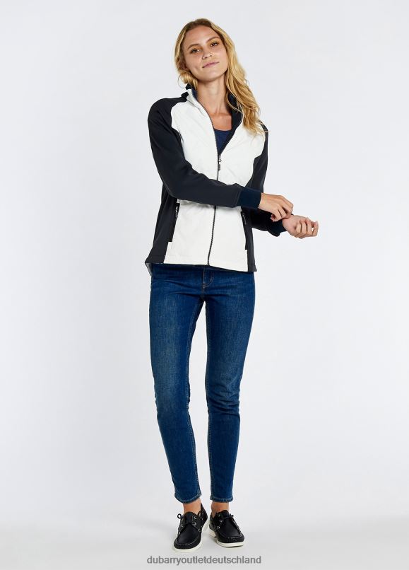 Frauen 4T2X6133 Dubarry Ferndale Performance-Jacke Kleidung weiß-multi