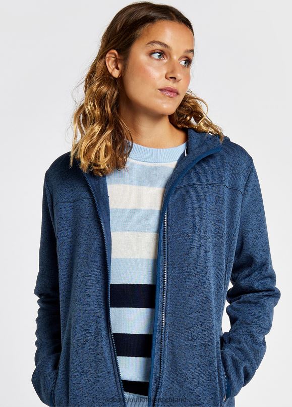 Frauen 4T2X6140 Dubarry Ardcairn-Fleecejacke Kleidung Stahl