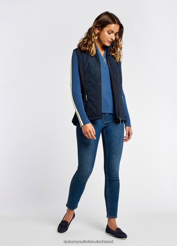 Frauen 4T2X6166 Dubarry Redbarn Performance-Weste Kleidung Marine