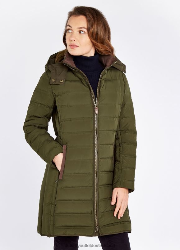Frauen 4T2X6185 Dubarry Ballybrophy-Steppjacke Kleidung Olive