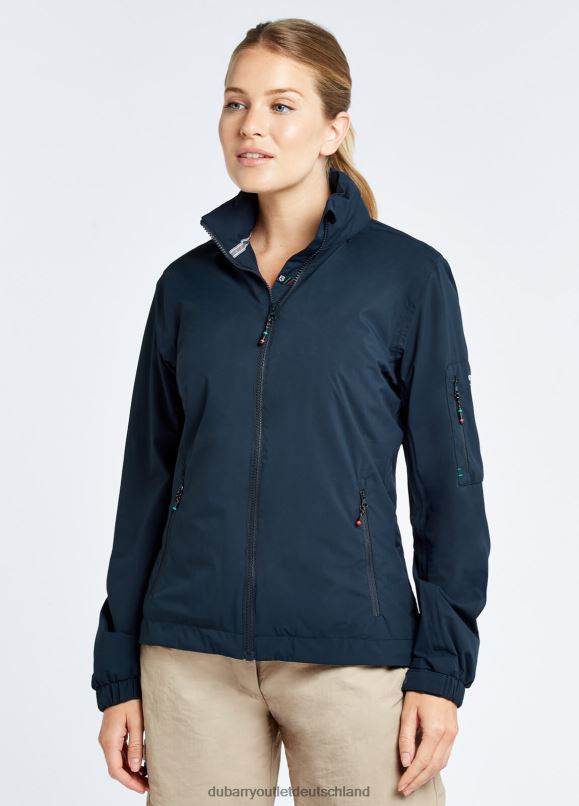 Frauen 4T2X6277 Dubarry Korfu-Crewjacke Kleidung Marine