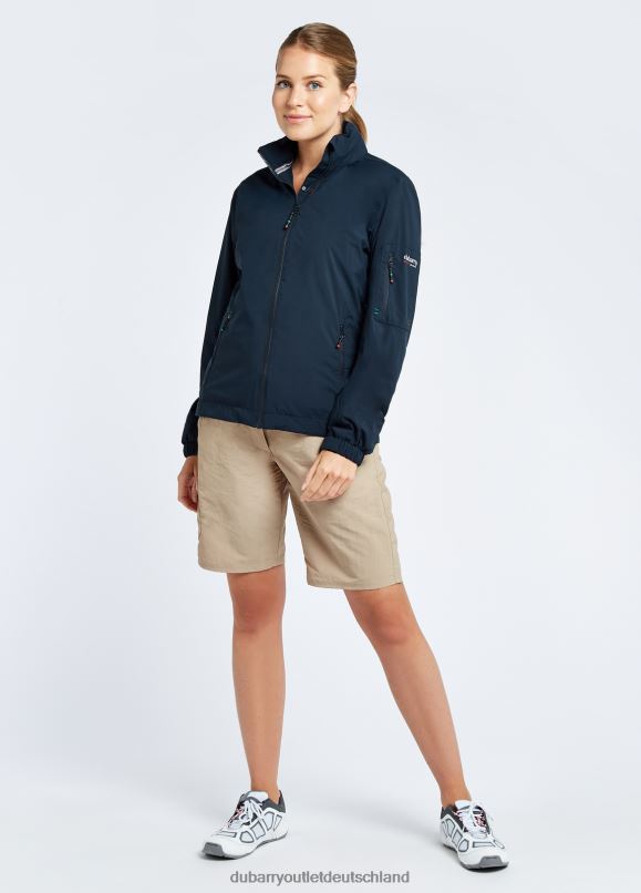 Frauen 4T2X6277 Dubarry Korfu-Crewjacke Kleidung Marine