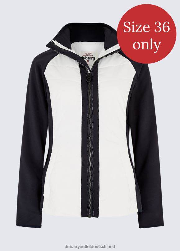 Frauen 4T2X6528 Dubarry Smaragdjacke Kleidung weiß-multi