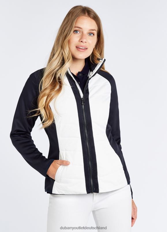 Frauen 4T2X6528 Dubarry Smaragdjacke Kleidung weiß-multi