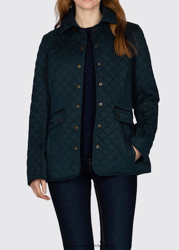 Frauen 4T2X6618 Dubarry Steppjacke von Shaw Kleidung Petrolblau