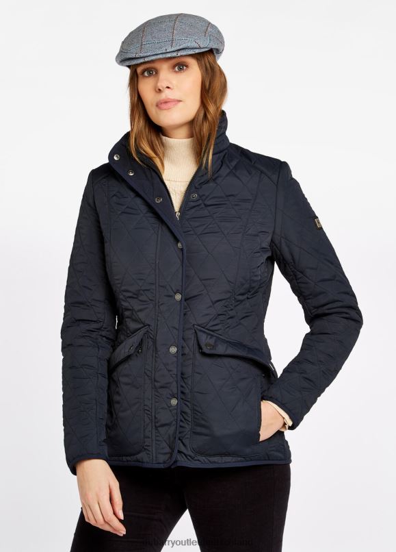 Frauen 4T2X6755 Dubarry Bettystown Steppmantel Kleidung Marine
