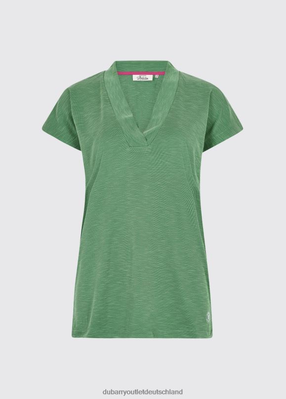 Frauen 4T2X6576 Dubarry coolestown Oberteil mit Flügelärmeln Kleidung Kelly Green