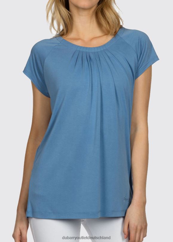 Frauen 4T2X6626 Dubarry Quiltiges Damen-Top Kleidung Denim