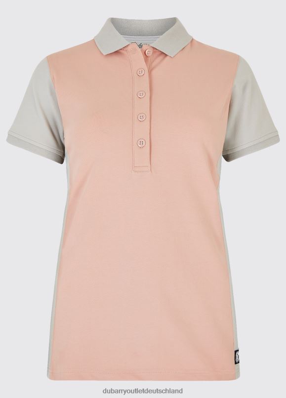 Frauen 4T2X6785 Dubarry Kilmichael Polo Kleidung Altrosa