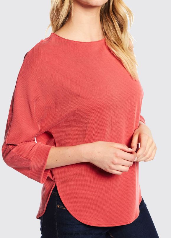 Frauen 4T2X6814 Dubarry Belmont-Oberteil Kleidung Mohn