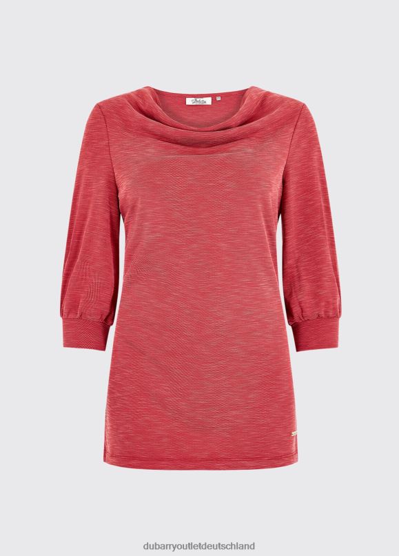 Frauen 4T2X6826 Dubarry Ballymote-Oberteil Kleidung Rubinrot