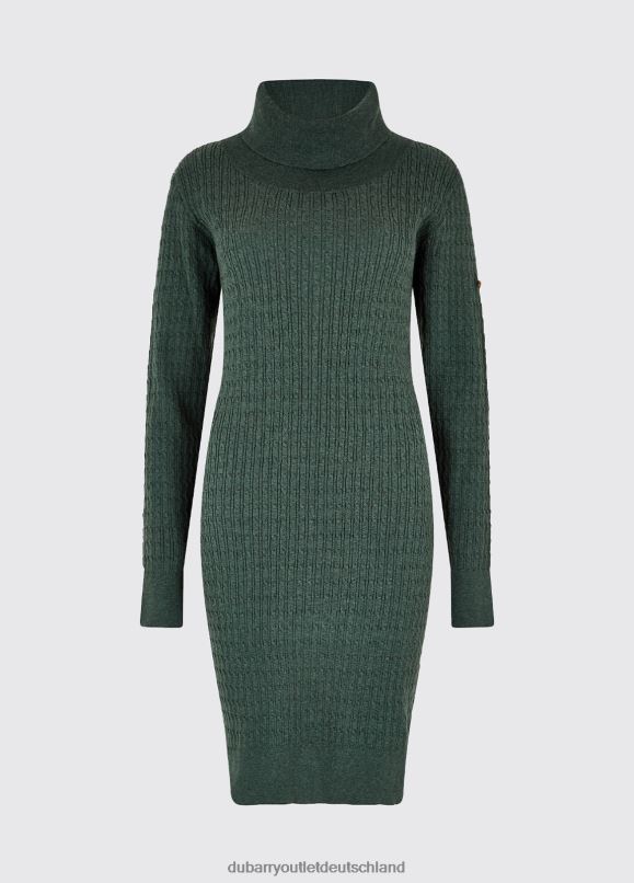 Frauen 4T2X6213 Dubarry raheen tailliertes Kleid Kleidung Grünspan