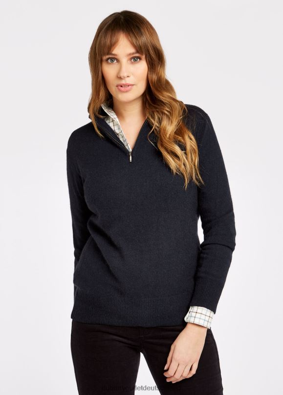 Frauen 4T2X6568 Dubarry Coleraine-Pullover Kleidung Marine