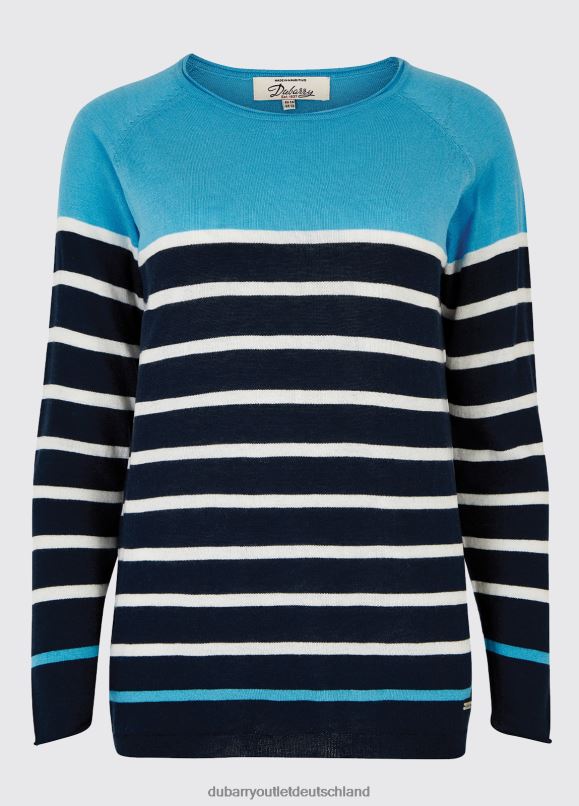 Frauen 4T2X6572 Dubarry Glenties-Pullover Kleidung Marine