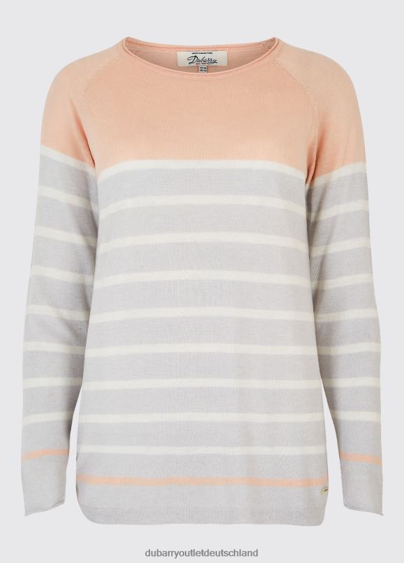 Frauen 4T2X6589 Dubarry Glenties-Pullover Kleidung Platin