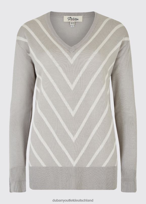 Frauen 4T2X6726 Dubarry Pilltown-Pullover Kleidung Platin