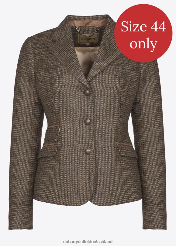 Frauen 4T2X6496 Dubarry Jacke aus Buttercup-Tweed Kleidung Heide