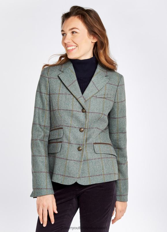 Frauen 4T2X6506 Dubarry Jacke aus Buttercup-Tweed Kleidung Sauerampfer