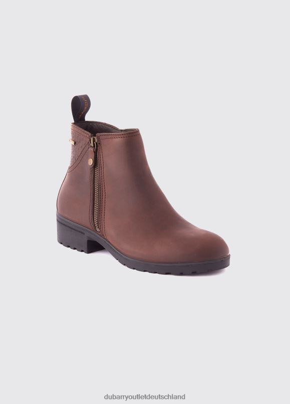 Frauen 4T2X6487 Dubarry Carlow-Lederstiefel Schuhwerk alter Rum