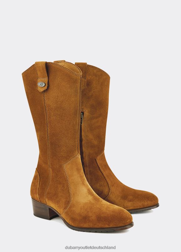 Frauen 4T2X6583 Dubarry Portobello-Stiefel mit Ledersohle Schuhwerk Kamel