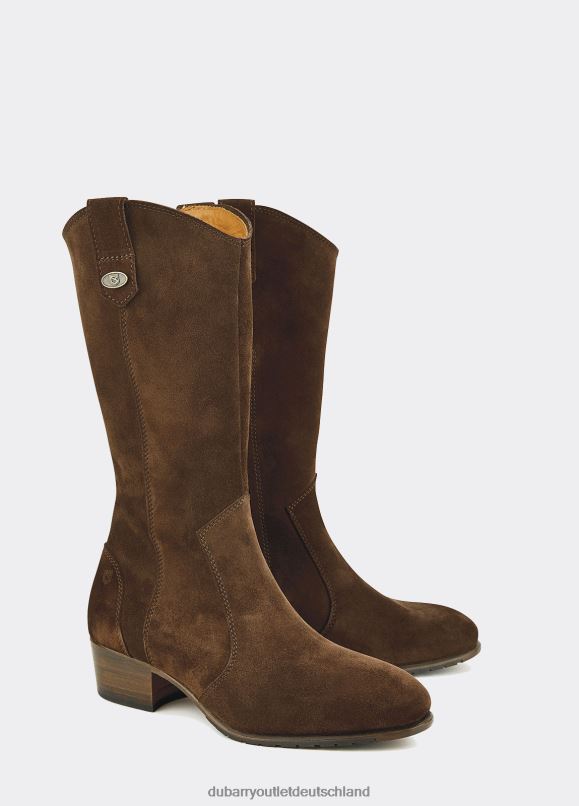 Frauen 4T2X6595 Dubarry Portobello-Stiefel mit Ledersohle Schuhwerk Zigarre