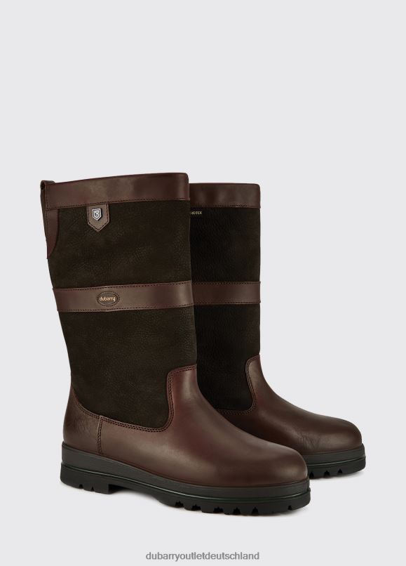 Frauen 4T2X6119 Dubarry Donegal Country-Stiefel Schuhwerk Schwarz Braun