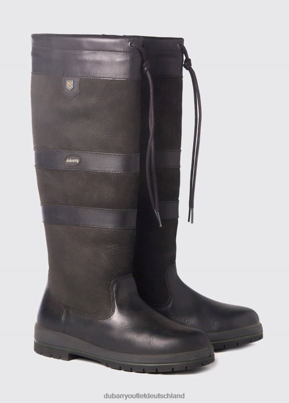 Frauen 4T2X611 Dubarry Galway Country-Stiefel Schuhwerk Schwarz