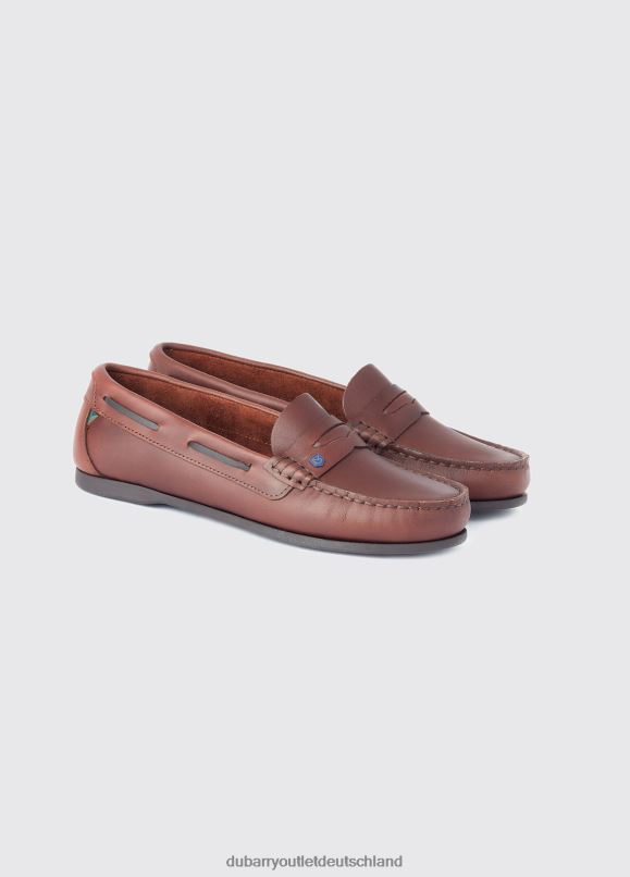 Frauen 4T2X654 Dubarry Belize Deckschuh Schuhwerk Mahagoni