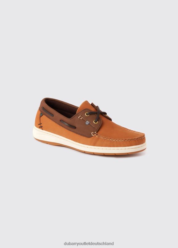 Frauen 4T2X6666 Dubarry Florida Deckschuhe Schuhwerk Café/Karamell