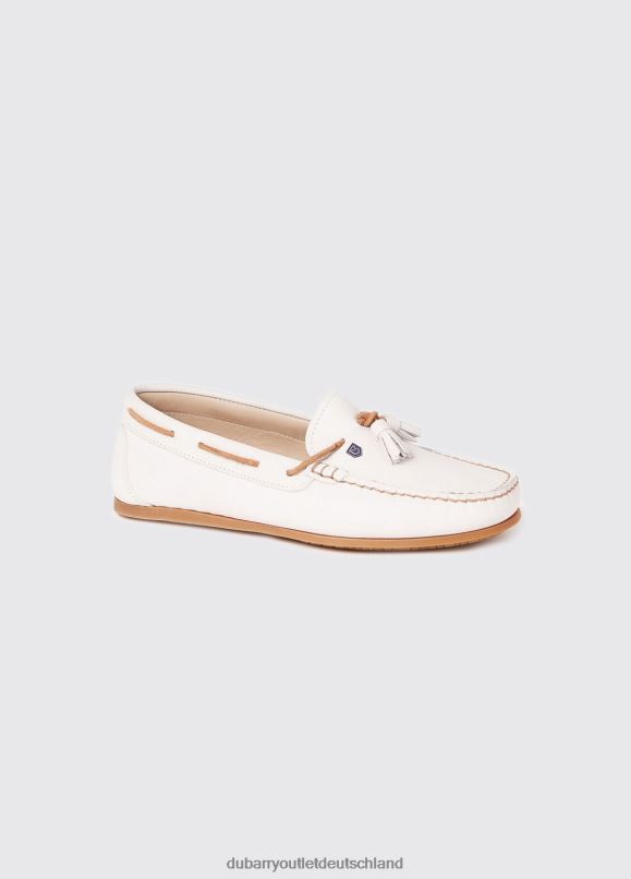 Frauen 4T2X674 Dubarry Jamaika-Loafer Schuhwerk Segel weiß