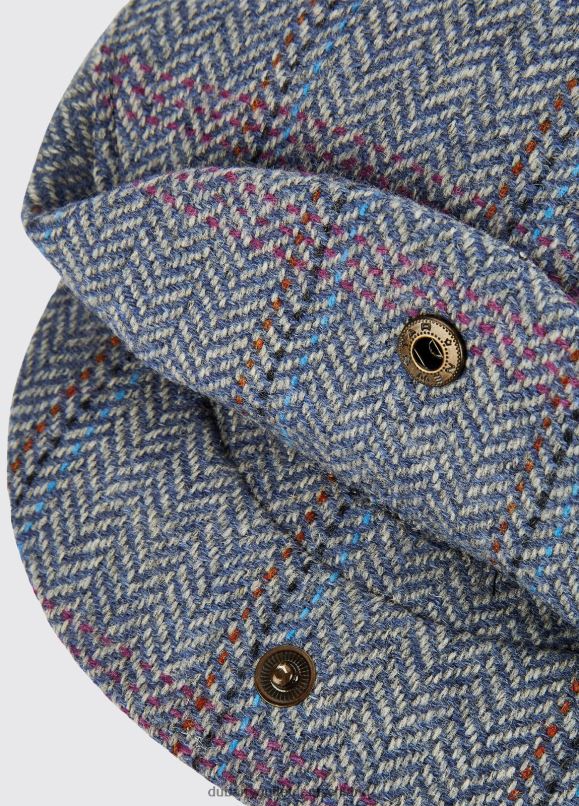 Frauen 4T2X6347 Dubarry Holly-Tweed-Mütze Zubehör Denim-Dunst