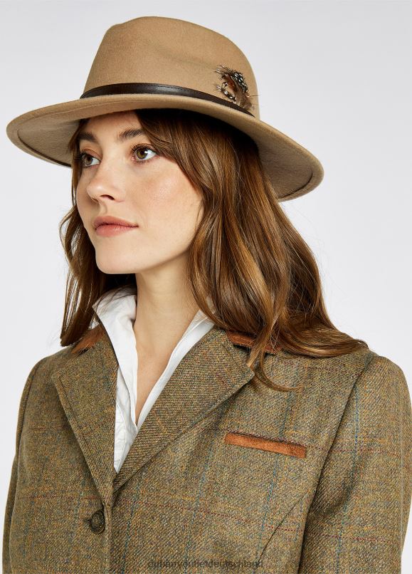 Frauen 4T2X6450 Dubarry Gallagher Filzhut Zubehör Sand