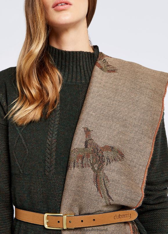 Frauen 4T2X6286 Dubarry Birkdale-Wollstola Zubehör Taupe