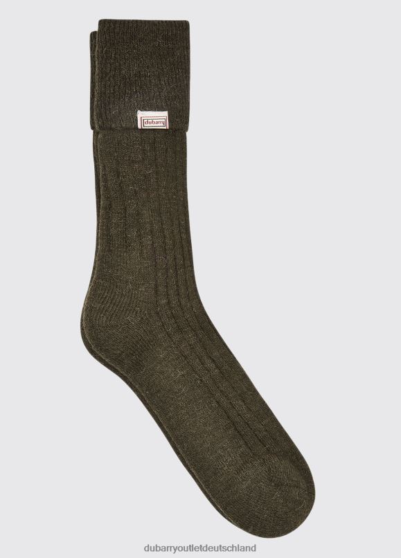 Frauen 4T2X6411 Dubarry Holycross Alpaka-Socken Zubehör Olive