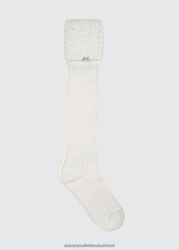 Frauen 4T2X6461 Dubarry Trinity-Socken Zubehör Creme