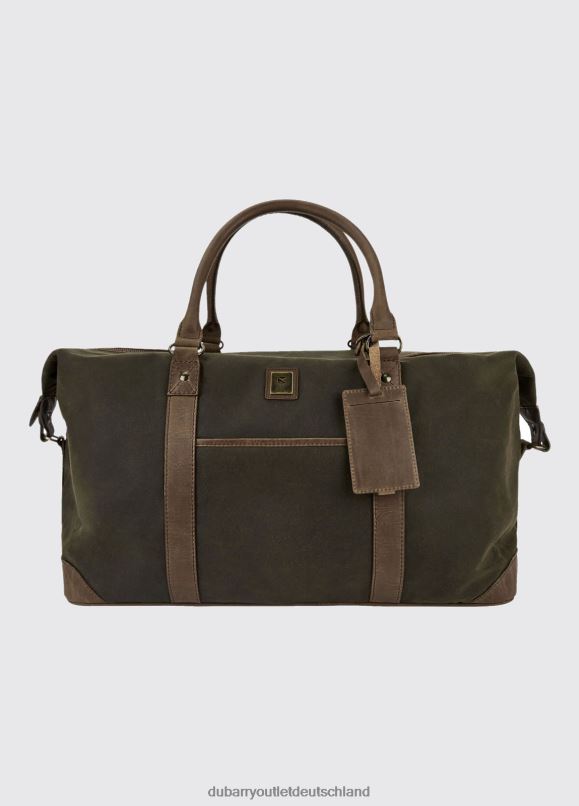 Frauen 4T2X6333 Dubarry Brittas Wachs-Reisetasche Zubehör Olive